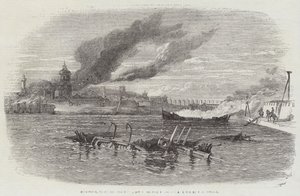 Sebastopol, después de Careening Creek de Edward Angelo Goodall
